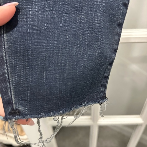 Good American Dark Blue Straight Leg Jeans - Size 10 - Picture 4 of 7